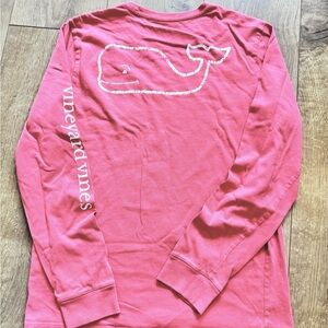 Vineyard Vines Boy’s Red Long Sleeve Shirt